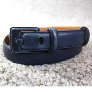 Lauren Ralph Lauren Navy Italian Leather Belt size L